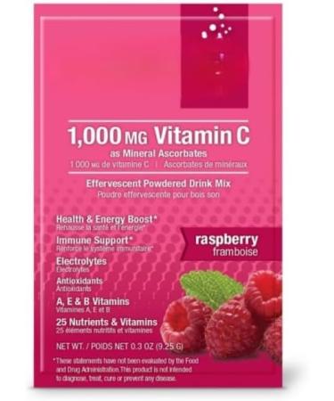 Conquitlam BC V36C2 EnerVitamin C raspberry 30 packagesbags 1000 mg vitamin C - Buy Online on GoSupps.com