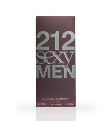 Carolina Herrera 212 Sexy Eau De Toilette Spray for Men 3.4 Ounce - Buy Online on GoSupps.com