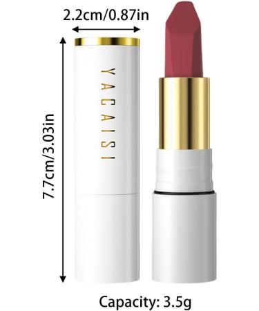  Rosixehird Hyaluronic acid lipstick - Waterproof and smudge-proof - Non-stick - Hyaluronic acid color payoff - No fading - For men Rosixehird - Buy Online on GoSupps.com