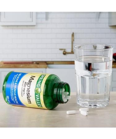 Spring Valley Magnesium 400mg 250 Tablets - High Potency Single Pack - Buy Online on GoSupps.com