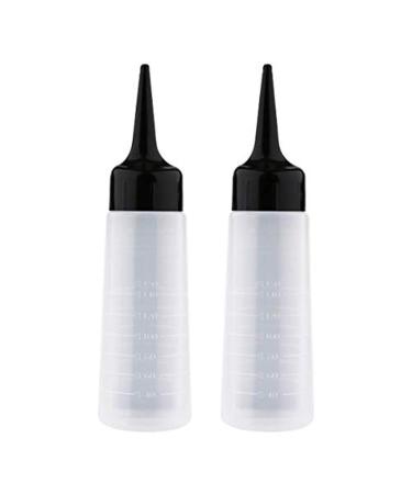 Hair Color Bottle Applicator, Yebeauty 2 Pack Applicator Bottle for Hair 150ml/5 Ounce Hair Color Applicator Bottle with Angled Tip