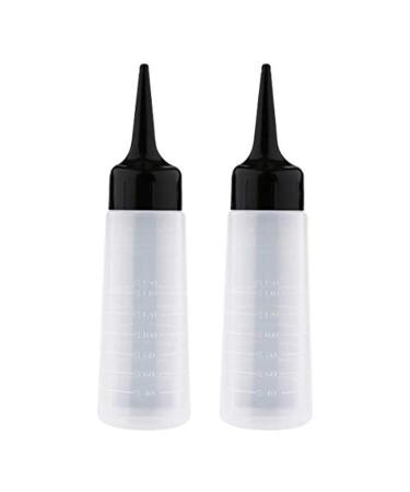 Yebeauty Hair Dye Applicator Bottle Colour Applicator Bottle for Hair Dyeing 150ml/5 Ounce Hair Oil Applicator Bottle with Angled Tip 2 Pack
