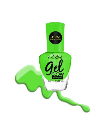 L.A. Girl Gel Glow Nail Polish - Eerie Glow (GNL740) | 0.47 oz | Gel-Like Finish - No UV Light | 8 Color Options - Buy Online on GoSupps.com