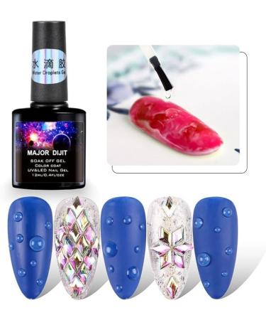 12ml Water Droplets Gel Soak Off UV Gel Pure Nail Polish Creativity Varnish Lacquer Manicur - (Color: Transparent) - Buy Online on GoSupps.com