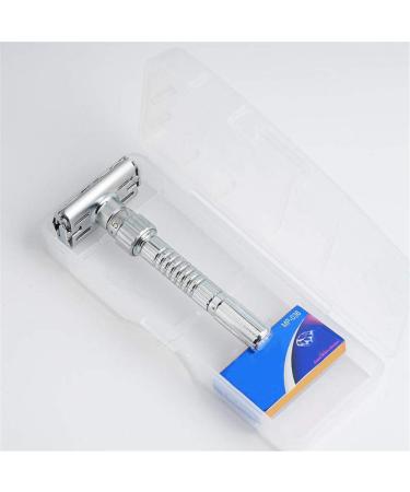 Buy Manual Shaver 1-9 Adjustable Double Edge Razor - Perfect Father's Day Gift with 5 Replacement Tools | International Shipping Available - Buy Online on GoSupps.com