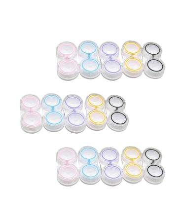 Ultechnovo 15er box Storage of contact lens containers on the left right contact lens container case organizer contact cases contact case contact case glasses frame travel invisible