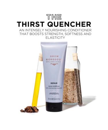 Buy Grow Gorgeous Repair Conditioner 250ml - Niacinamide for Damaged Hair - Vegan & Suitable for Bleached Hair - International Shipping Available - Buy Online on GoSupps.com