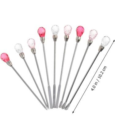 FOMIYES Color Plastic Stirring Rod Nail Kits Nails Kit Nail Polish Kit Stirring Rod for Jewelry Making Ear Wax Pick Nail Scraper Resin Mold Stirring Spoon UV Gel Mixing Rod Metal re-usable - Buy Online on GoSupps.com