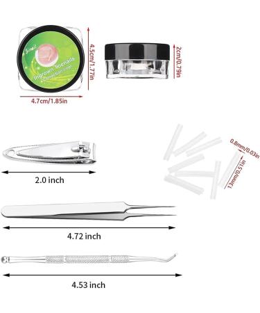 (12 +3) Ingrown Toenail Correction Treatment Kit 12 pcs Ingrown Toenail Corrector Straightener Strips Recover Clips with 3 pcs Ingrown Toenail File And Lifter - Buy Online on GoSupps.com