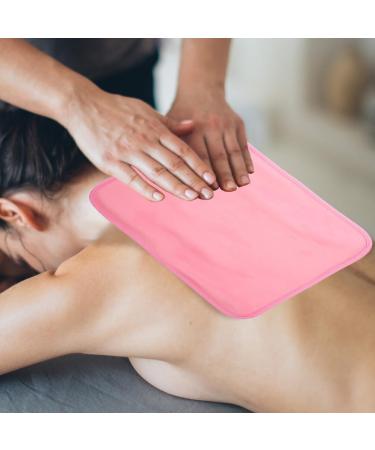 FRCOLOR 2pcs Reusable Castor Oil Compress Cloths - Soothing Absorbent Flannel for Abdomen & Joints - Relaxing Relief (Pink - Buy Online on GoSupps.com