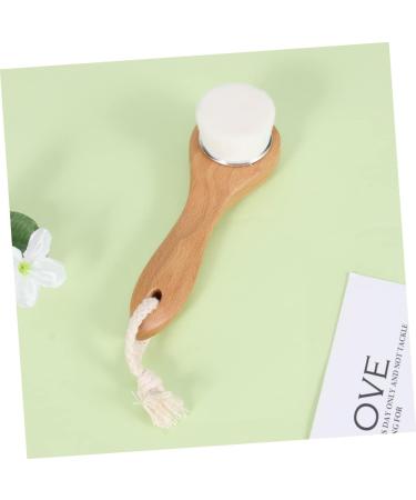 minkissy 1pc for Cleaning Facial Brush Skin Cleaning Brush Soft Bristle Brush Facial Cleansing Facial Exfoliation Brush Skin Cleaning Scrub Brush Soft Brush Face Wooden - Buy Online on GoSupps.com