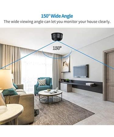 Mini Spy Camera 1080P with Audio, Night Vision, Motion Detection - Home Security & Nanny Cam - Buy Online on GoSupps.com