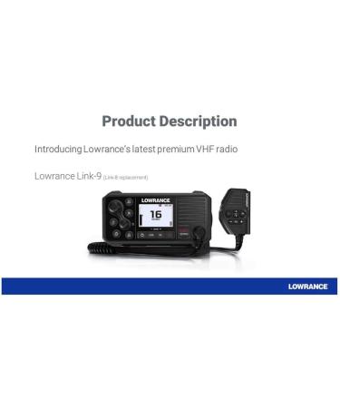 VHF Marine Radio DSC AIS-RX Link-9 in Beige - Best Quality for Boating Safety - Buy Online on GoSupps.com
