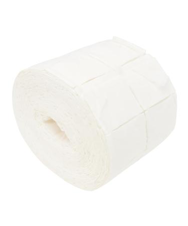 Didiseaon 2 Rolls of 500 Pieces Cotton Plush Gel Nail Gel for Nails Disposable Nail Remover Disposable Nail Polish White Wipe Paper