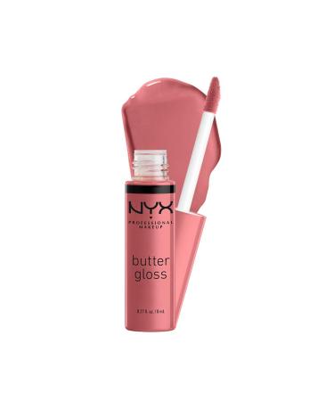 NYX PROFESSIONAL MAKEUP Butter Gloss Non-Sticky Lip Gloss - Tiramisu (Brown) 07 Tiramisu 0.27 Fl Oz (Pack of 1)