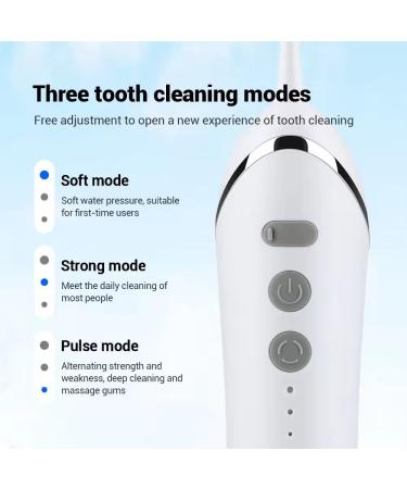 Water Flosser for Teeth - 4 Modes Gentle on Gums Effectively Removes Plaque | Buy Internationally - Buy Online on GoSupps.com