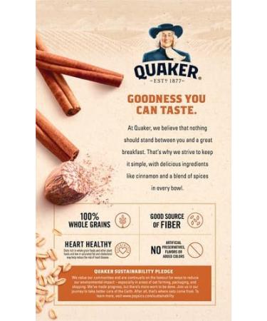 avoine instantan s cannelle et pices paquets de 42 8 g (lot de 8 - Buy Online on GoSupps.com