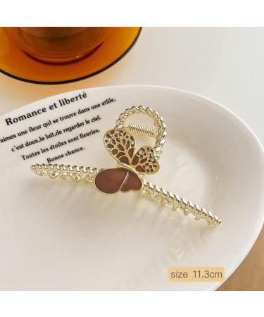 claw clips hair claw shark clip Shark Clip Metal Butterfly Hair Claw For Women Hairpin Dish Up Hair Clips Ponytail Claw Clip Hair Accessory 02 (Color : 1) - Buy Online on GoSupps.com