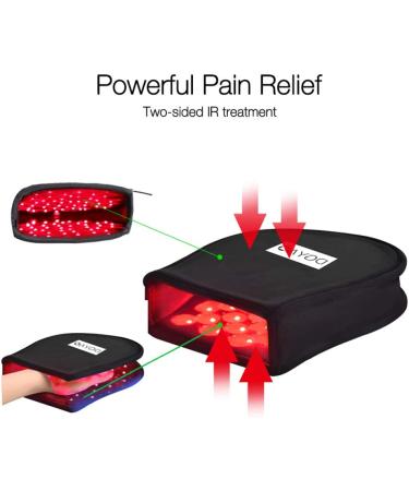 880nm Near Infrared LED Hand Pain Relief Double Side Pad for Finger and Wrist - Red Light Therapy Device - Buy Online on GoSupps.com