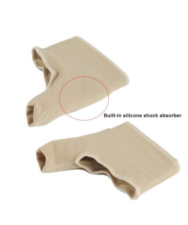 Bunion Sleeves Gel Pad Protector for Pain Relief - L Size - Ideal for Walking, Yoga - Cotton Cloth Pads, Correctors & Support - Buy Online on GoSupps.com