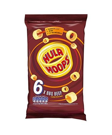 KP Hula Hoops BBQ Beef Snacks 7 X 25G