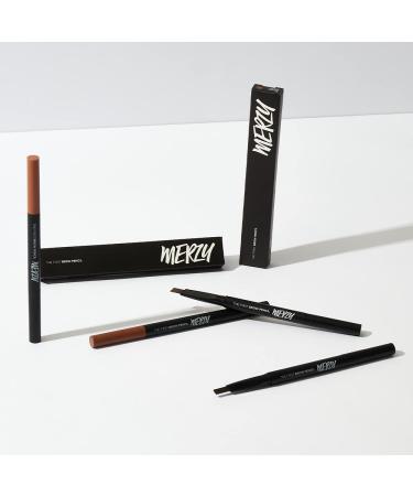 Buy MERZY Waterproof Brow Pencil - Long Lasting High-Intensity Color in Almond Brown (#B3) - Triangular Tip - 0.01 Fl Oz - International Shipping Available - Buy Online on GoSupps.com