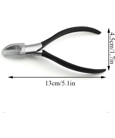Nail Cutter Cuticle Nippers Profesional Ingrown Toenail Scissors Dead Skin Removal Stainless Steel Nail Clipper Pedicure Tool A1 - Buy Online on GoSupps.com