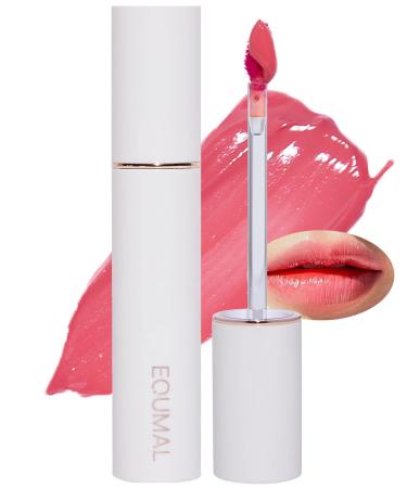 EQUMAL Non-Section Glowy Tint   107 OFFSHORE   Glass Lasting Transparent & Flexible Lip Makeup - Moisturizing Lip Stain for Glossy Finish   Buildable Lipstick for Fuller Looking Lip  0.18 fl.oz.