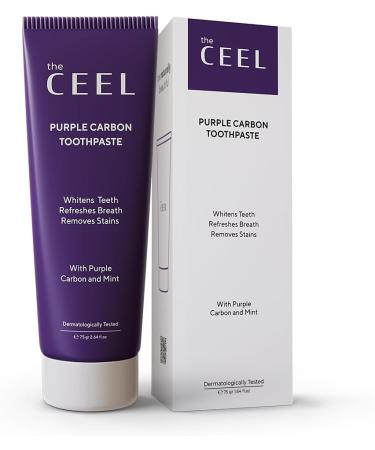 Ceel Lila Toothpaste for White Teeth - Purple Whitening Formula | 75g Color Correction Serum for a Glowing Smile - Buy Online on GoSupps.com