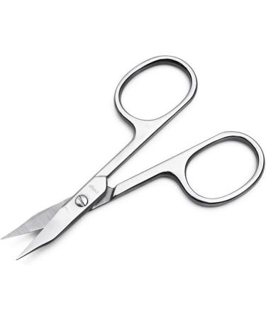 LIVINGO Premium Stainless Steel Nail Scissors - Multi-purpose Grooming Kit for Manicure, Pedicure, and Beauty Care - 3.5 inch Silver - Buy Online on GoSupps.com