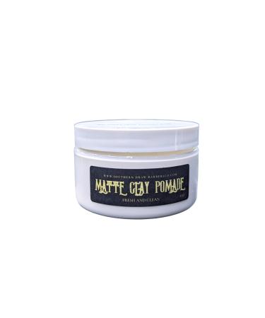 SOUTHERN DRAW BARBERS & CO MATTE CLAY POMADE 4OZ (SCENT: FRESH AND CLEAN)