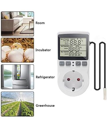 Ketotek Digital Thermostat Temperature Controller 16A | Waterproof Sensor for Brewing Aquariums & Greenhouses | KT3100 - Buy Online on GoSupps.com