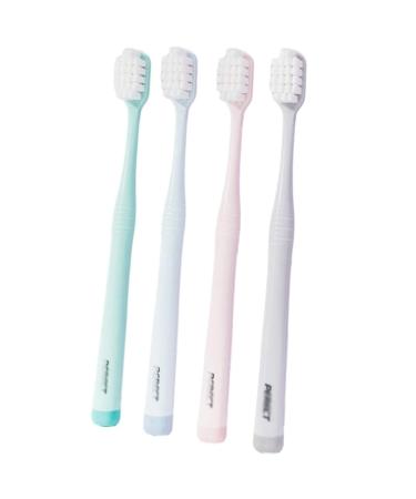 WXPJMDFC toothbrushes ultra-hobby toothbrush for adults/pregnancy/juniors hand toothbrush with a wide brush head design 6-pack travel toothbrush body care