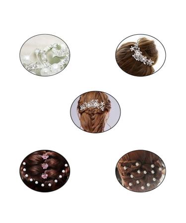 Belvanbr Bridal Jewelry Set - 43-Piece Pearl & Crystal Hair Accessories for Brides | Wedding Hairpins & Floral Headpieces - Buy Online on GoSupps.com