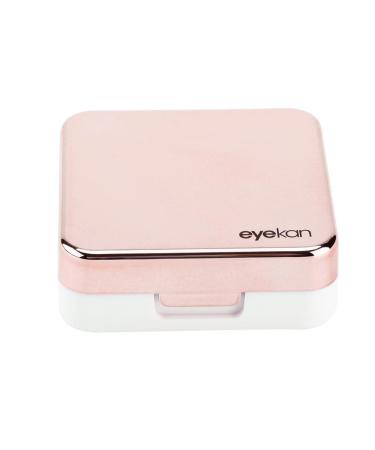 Contact lens box reflective cover housing set contact lenses travel case container holder storage box portable kits mini container (square) (1)