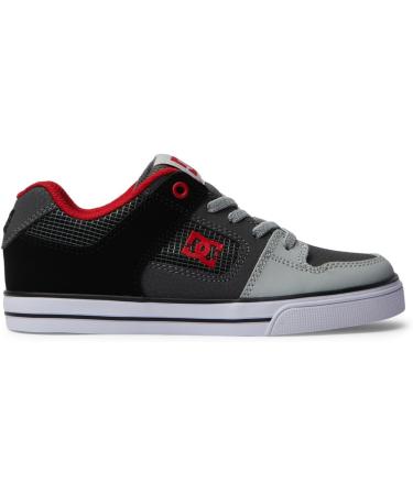 DC Shoes Boys Pure Elastic Sneaker - 33 EU Red Heather Grey - International Shipping Available - Buy Online on GoSupps.com