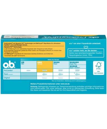 Buy if.Normal ProComfort 16 Tampons - Ultra Absorbent Eco-Friendly & Perfect for International Shipping - Buy Online on GoSupps.com