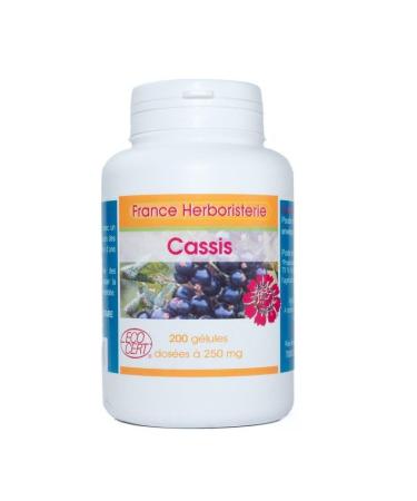 GELULES CASSIS feuille 200 g lules dos es 250 mg