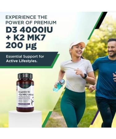Best Immune International Best Immune Natural Vitamin D3 4000IU K2 MK7 200mcg Premium Quality 100 Capsules Immune Support Maximum Absorption Premium Quality - Buy Online on GoSupps.com