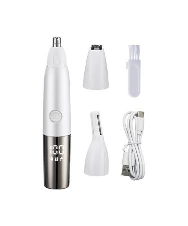 Nose Hair Trimmer Men's Nose Hair Trimmer Rechargeable 3-in-1 Multifunctional Nose Hair Trimmer Professional Painless Nose Hair Trimmer For Men's Nose Hair Ear Hair Beard Pubic Hair Trimming Wet O