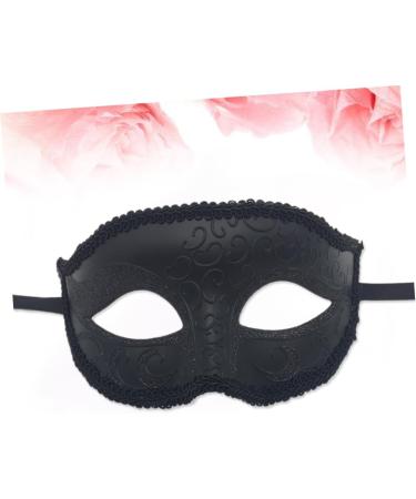 Mikinona Masquerade Costume Eye Mask Costume Party Black Costume Stand Out Mask Black Maskes Halloween Makeup Black Outfits Party Mask Men and Women Prom - Buy Online on GoSupps.com