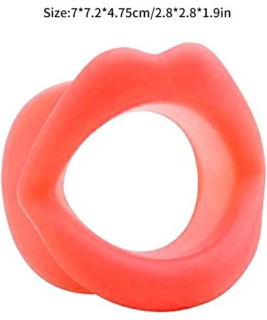 Lips Trainer Silicone Rubber Facial Mouth Muscle Tightener Face Lifting Beauty Tool Silicone Rubber Face Slimmer - Buy Online on GoSupps.com