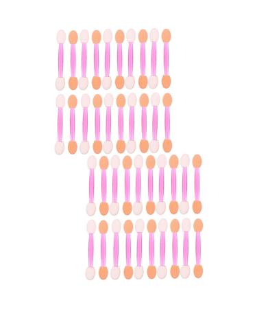 FOMIYES 160 Pcs Sponge Makeup Stick Make up for Face Sponge Tipped Oval Makeup Tool Cosmetic 1 count (Pack of 1) Assorted Colorx2pcs