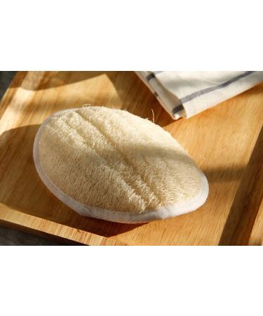 GWHOLE 2 Pack Exfoliating Loofah Pads - Natural Shower Sponge for Gentle Exfoliation - Buy Online on GoSupps.com