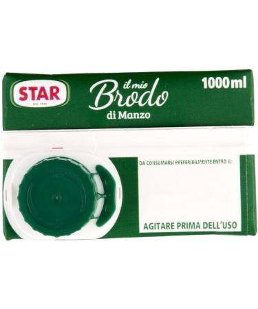 Star Il Mio Brodo Manzo Lot de 6 bouillons liquides pr ts l'emploi 100 % naturel sans conservateurs sans gluten sans Beni Culinari et porte-cl s gratuit - Buy Online on GoSupps.com