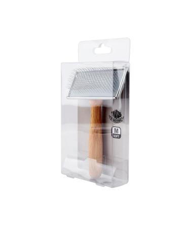 Furzone Plucking Brush - Gentle Dog & Pet Brush for Fur Removal | Size M Soft Needle Tool for Undercoat Care - Buy Online on GoSupps.com