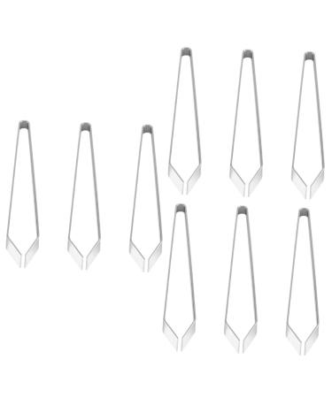 FRCOLOR 9 STK slope for removing bones of needle bone tweezers with sloping pointed bone removal tools Fish scalzer remover cook tweezers eat hair removal hairproof