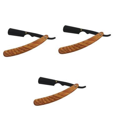 Beavorty 3st Bart Razor Razor Razor Ohner Outside Razor Men Razor Razor Safety Razing holder For bamboo bamboo vintage man rapids 14x2.1CMX3PCs different colors x 3 pieces