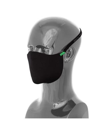 BRETTA ELON MASK - Washable breathable mask with colored elastic band multifunctional patented product (green)
