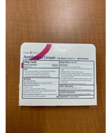 Antifungal Cream Tolnaftate 1% | Cure & Prevent Athlete's Foot | Fast International Shipping - Buy Online on GoSupps.com